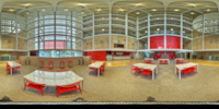 An HDR interactive panoramic image of Coffee Shop, Tampa. The photographic images were shot with a Canon 60D.